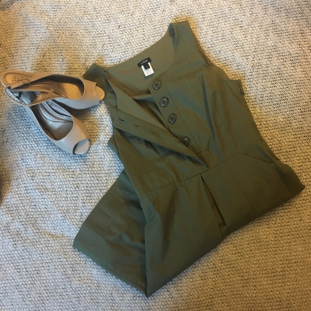 Adorable J Crew Olive Dress